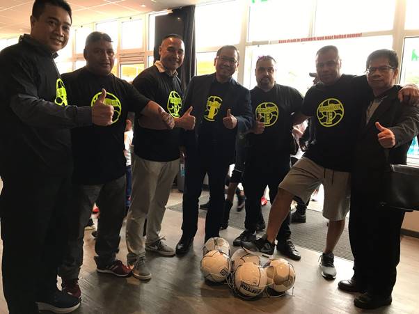 Kompetisi sepakbola antar tim sepakbola anak menjadi ajang silaturahmi antarwarga Maluku bagian Tenggara yang menetap di Belanda hingga empat keturunan (Foto ISTIMEWA)