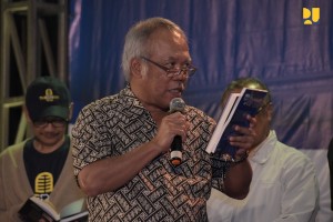 Menteri Basuki Hadiri Peluncuran Buku Geologi untuk Negeri.(Foto: Dok. Birkom PUPR)