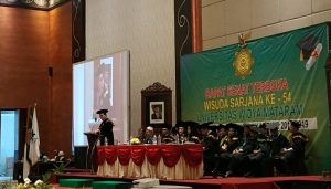Rektor Universitas Widya Mataram: Indonesia Masih Membutuhkan Unicorn-Unicorn Rintisan Generasi Muda.(Foto: Taufiq)
