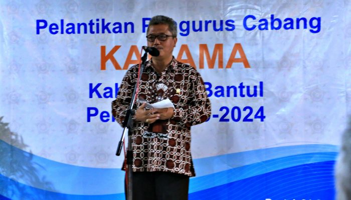 Ir. Pulung Haryadi , M.Sc (ketua pengcab KAGAMA Bantul Periode 2019-2024). Foto: Wempi