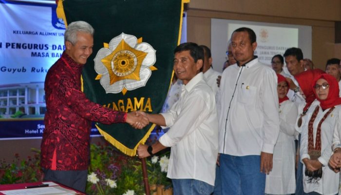 Pengurus Daerah KAGAMA Jawa Tengah periode 2020-2025 telah resmi terbentuk. Foto: Isitmewa