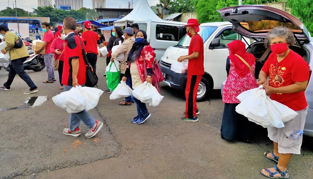 Pengcab KAGAMA Depok punya cara tersendiri untuk merayakan Tahun Baru Imlek 2572. Foto: KAGAMA Depok