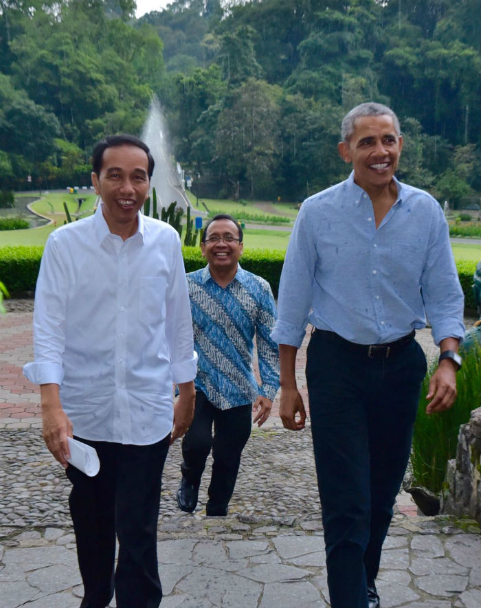 Obama terlebih dahulu menghabiskan waktunya di Indonesia dengan mengunjungi Pulau Bali pada tanggal 23-28 Juni 2017, dan Yogyakarta pada 28-30 Juni 2017.