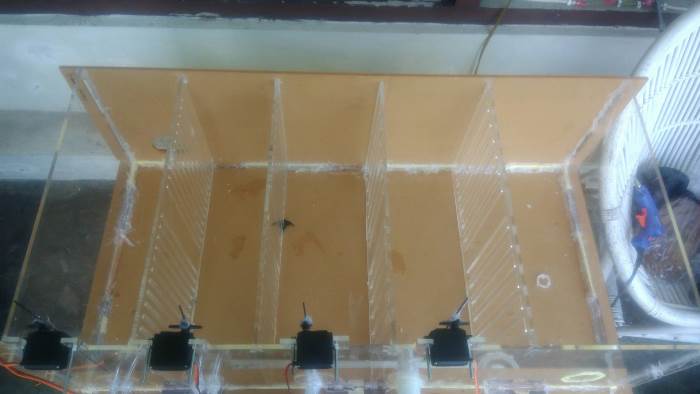 Mesin grading atau penyortir ikan hasil kreasi inovasi lima mahasiswa UGM (Foto Dok.  Humas UGM)