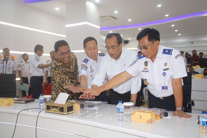 Inaportnet adalah salah satu program Quick Win Kementerian Perhubungan, yang harus didukung bersama penerapannya di pelabuhan-pelabuhan di Indonesia. (Foto: Birkom Kemenhub)