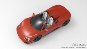 Model FH01 Karya Fahmi  dalam kategori  Electric Car Design Contest. Foto: Firsto
