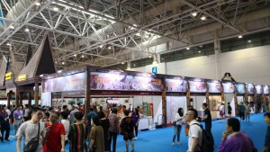 Suasana Cross-Strait Fair For Economy and Trade (CFET) di Fuzhou, pada Sabtu (19/05/2018).(Foto: Dok. KBRI Beijing)