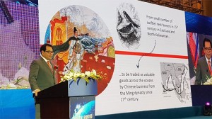 Djauhari Oratmangun, Duta Besar Republik Indonesia untuk Republik Rakyat Tiongkok berbicara tentang sejarah sarang burung walet