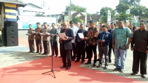 Program tol laut mendapat dukungan dari Pelaku Pendidikan Pelayaran dan Masyarakat Transportasi Laut Indonesia, melalui deklarasi tol laut.(Foto: Dok. Fajrin)
