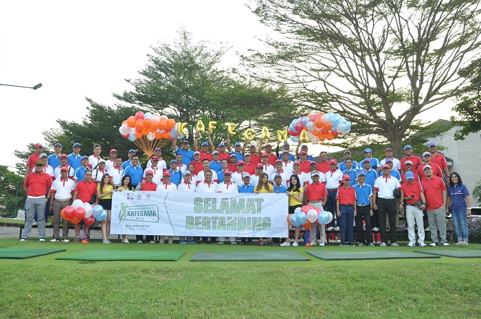Turnamen Golf Seri-2 KAFEGAMA 2018 efektif mengumpulkan alumni, menjalin komunikasi serta silahturahmi antaralumni. Foto : Istimewa