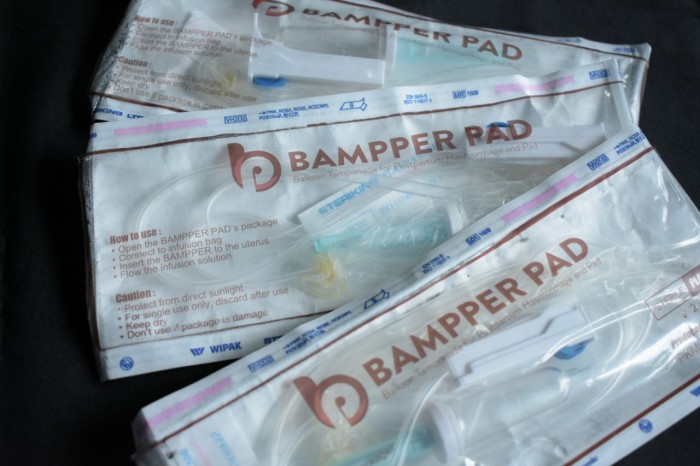 Bamper Pad, Inovasi Alat Penanganan Kasus Perdarahan Ibu Bersalin.(Foto: Dok. Fina)