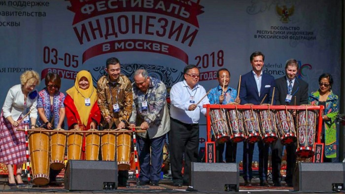 Lebihi Target dari 135 Ribu Warga Rusia Kunjungi Festival Indonesia di Moskow.(Foto: Dok. KBRI Moskow)