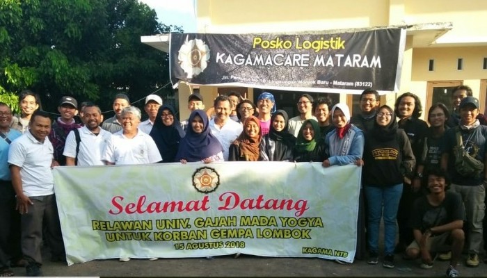 Kagama Care Dampingi Masyarakat Korban Gempa Lombok.(Foto: Dok. Kagama Care)
