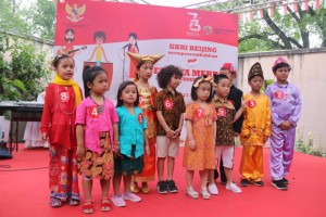 Meriahnya Peringatan HUT RI di KBRI Beijing.(Foto: Dok. KBRI Beijing)