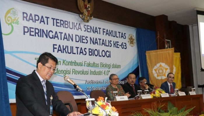 63 Tahun Fakultas Biologi UGM Tingkatkan Kontribusi Bagi Indonesia dan Dunia.(Foto: Humas UGM)