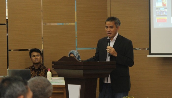 Wikan Sakarinto dalam sambutan Temu Alumni KAVOGAMA.(Foto: Taufiq)