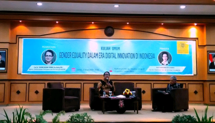 Gender Equality dalam Era Digital Innovation di Indonesia.(Foto: Tita)