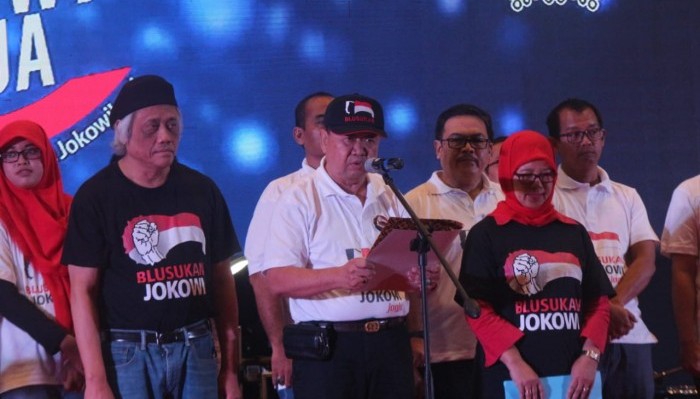 Alumni Perguruan Tinggi se-DIY Deklarasikan “Relawan Blusukan Jokowi Jogja”.(Foto: Maulana)