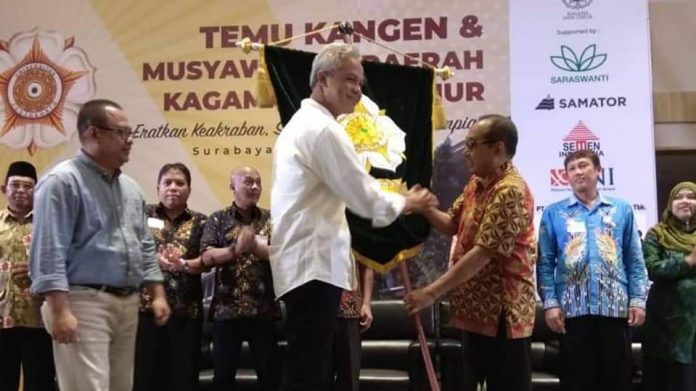 Acara yang digelar oleh Kagama Jawa Timur tersebut dihadiri lebih dari 300 alumni lintas angkatan.(Foto: Istimewa)