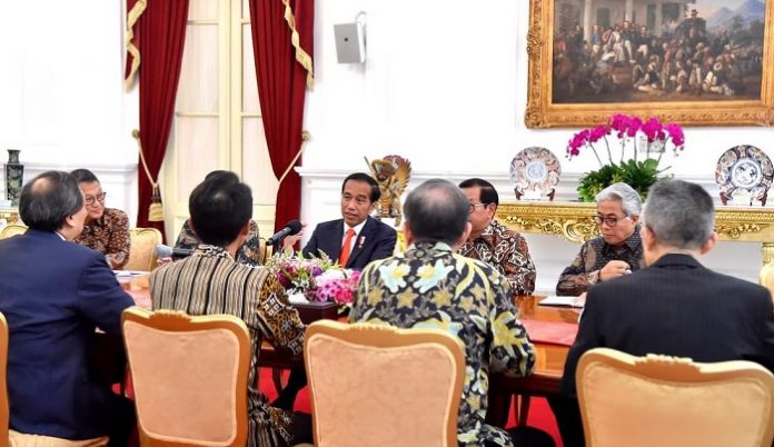 Presiden Joko Widodo ingin agar Inpex bisa memaksimalkan konten lokal dalam mengelola Blok Masela. Foto : Setpres