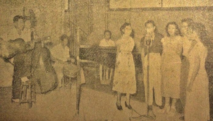 Penampilan Gama Band. Foto: Majalah Gadjah Mada 1953