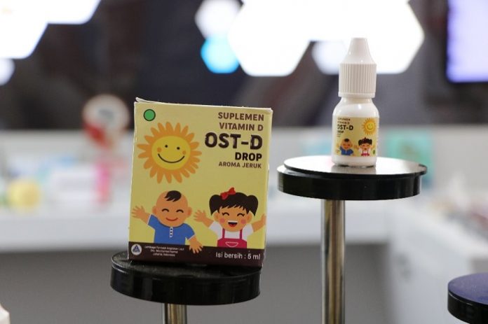 OST-D suplemen kesehatan vitamin D yang dapat digunakan untuk anak-anak penderita defisiensi vitamin D. Foto : Humas UGM