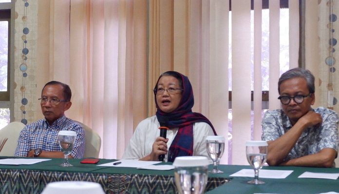 Jumpa pers Alumni UGM dan Forum Madani Menolak Politisasi Agama di Kampus. Foto: Kinanthi