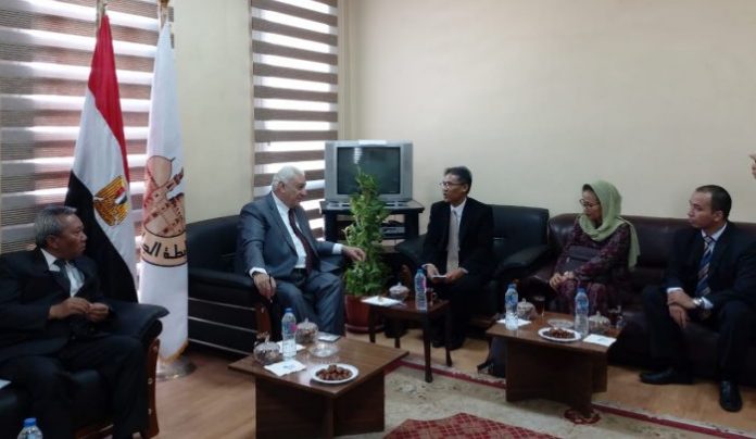 Sekretaris Jenderal Liga Universitas Islam, Prof. Dr. Usamah Abed mengapresiasi Indonesia sebagai negara besar dengan penduduk muslim yang mengedepankan washatiyyat Islam, atau Islam yang moderat. Foto: Istimewa