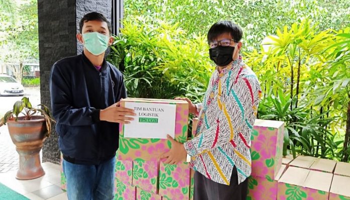 Fakultas Pertanian UGM dan KAGAMA Pertanian menggalang bantuan untuk mahasiswa. Foto:Ist