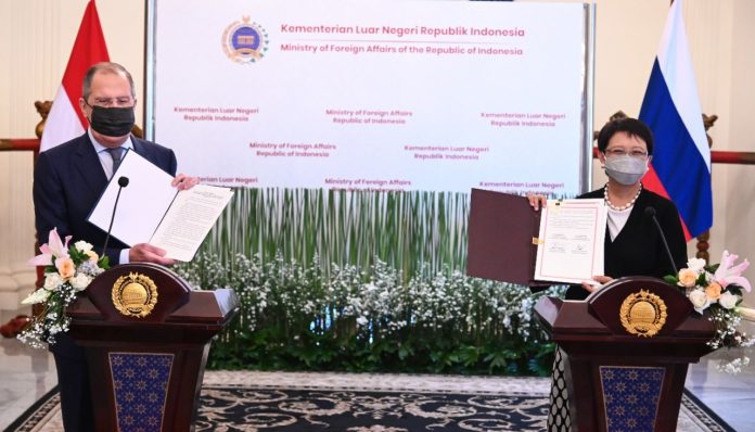 Menteri Luar Negeri RI Retno L.P. Marsudi menyatakan, Rusia adalah salah satu mitra terpenting Indonesia, khususnya di kawasan Eropa Timur. Foto: Kemlu