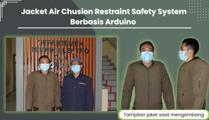 Jacket Air Chuison Restraint Safety System Berbasis Arduino dapat mendeteksi kecelakaan secara otomatis dengan menggunakan sistem mikrokontroler dan sensor otomatis. Foto: Humas UGM