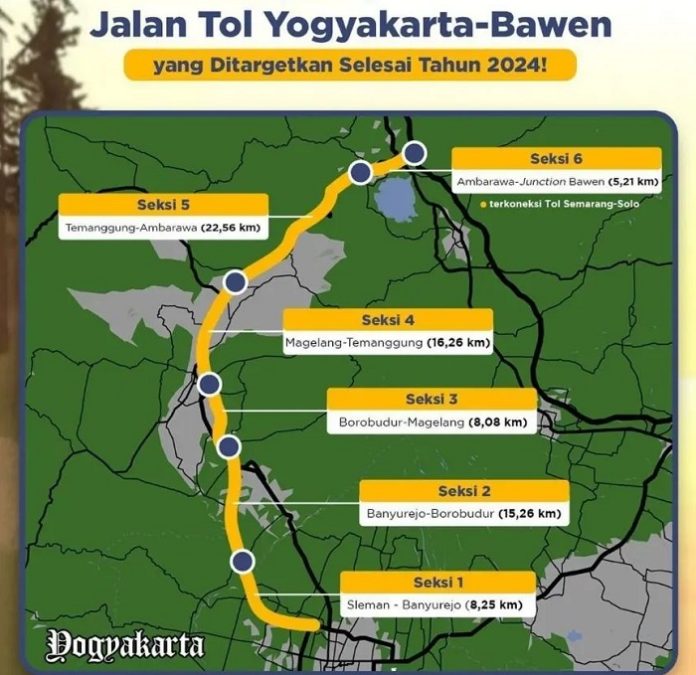 Nilai investasi untuk pembangunan Tol Yogyakarta-Bawen sebesar Rp14,26 triliun. Foto: Instagram @radiosuaraserasi